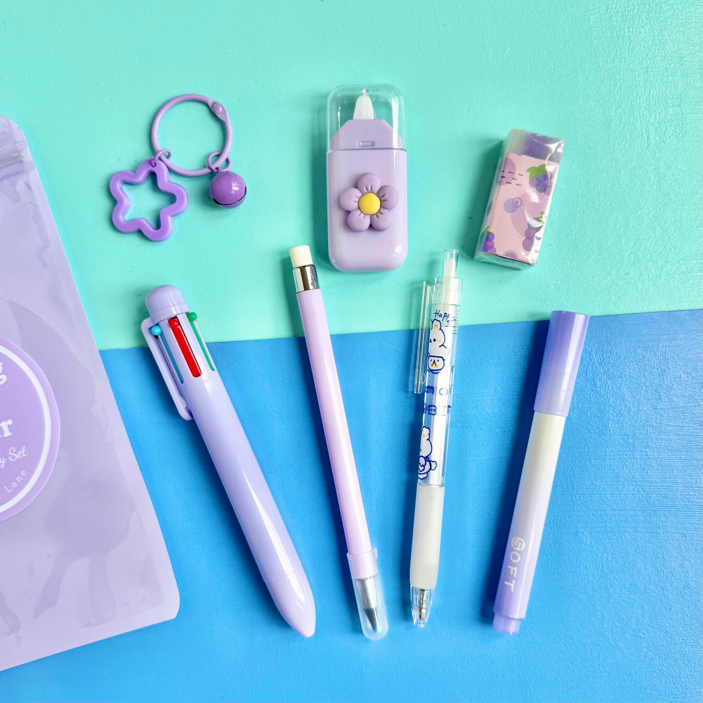 Colourful Stationery Set –  Desk Essentials Kit