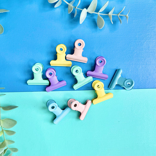 Colourful Bulldog Clips – Pack of 3