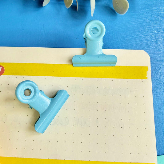 Colourful Bulldog Clips – Pack of 3