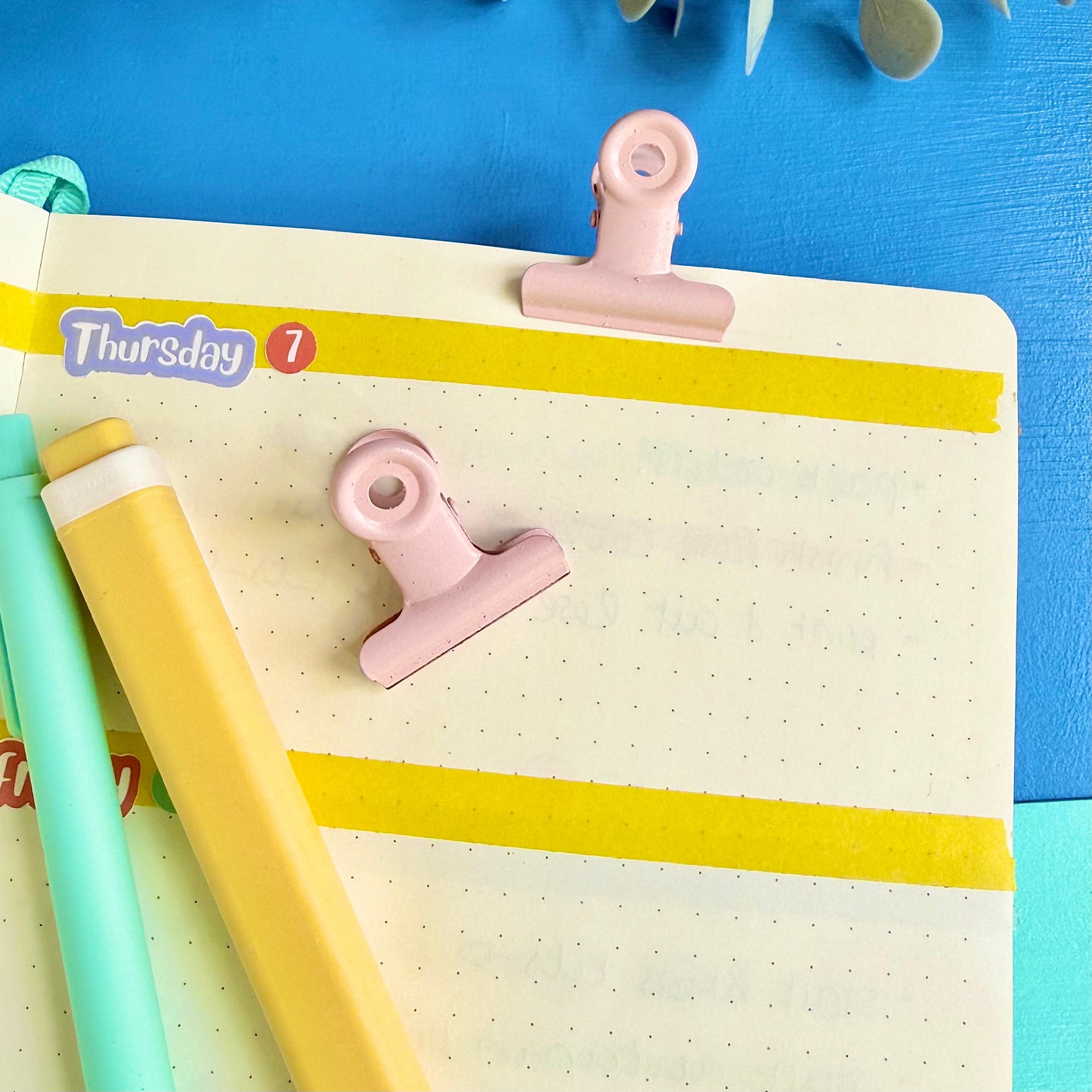 Colourful Bulldog Clips – Pack of 3