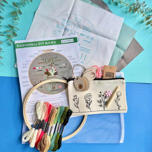 Embroidery Sampler Kit – Beginner Friendly