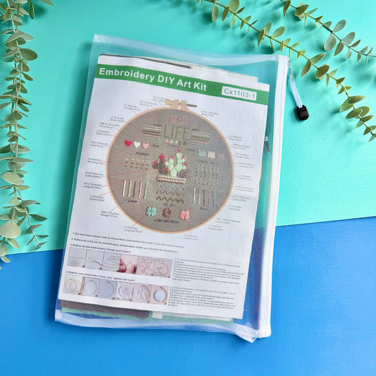 Embroidery Sampler Kit – Beginner Friendly