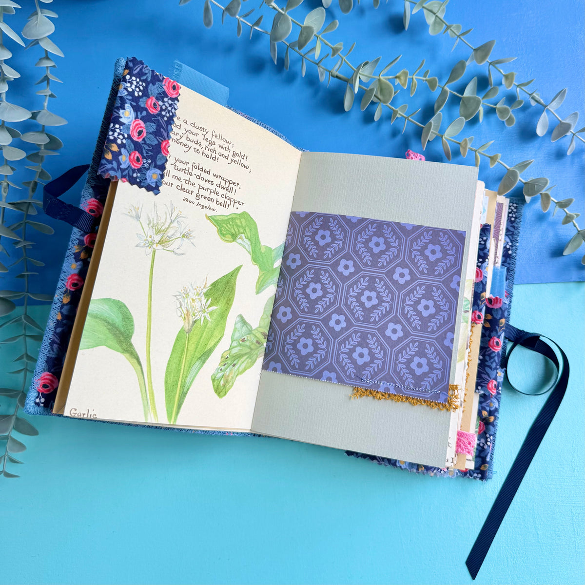 Liberty Fabric Handmade Junk Journal