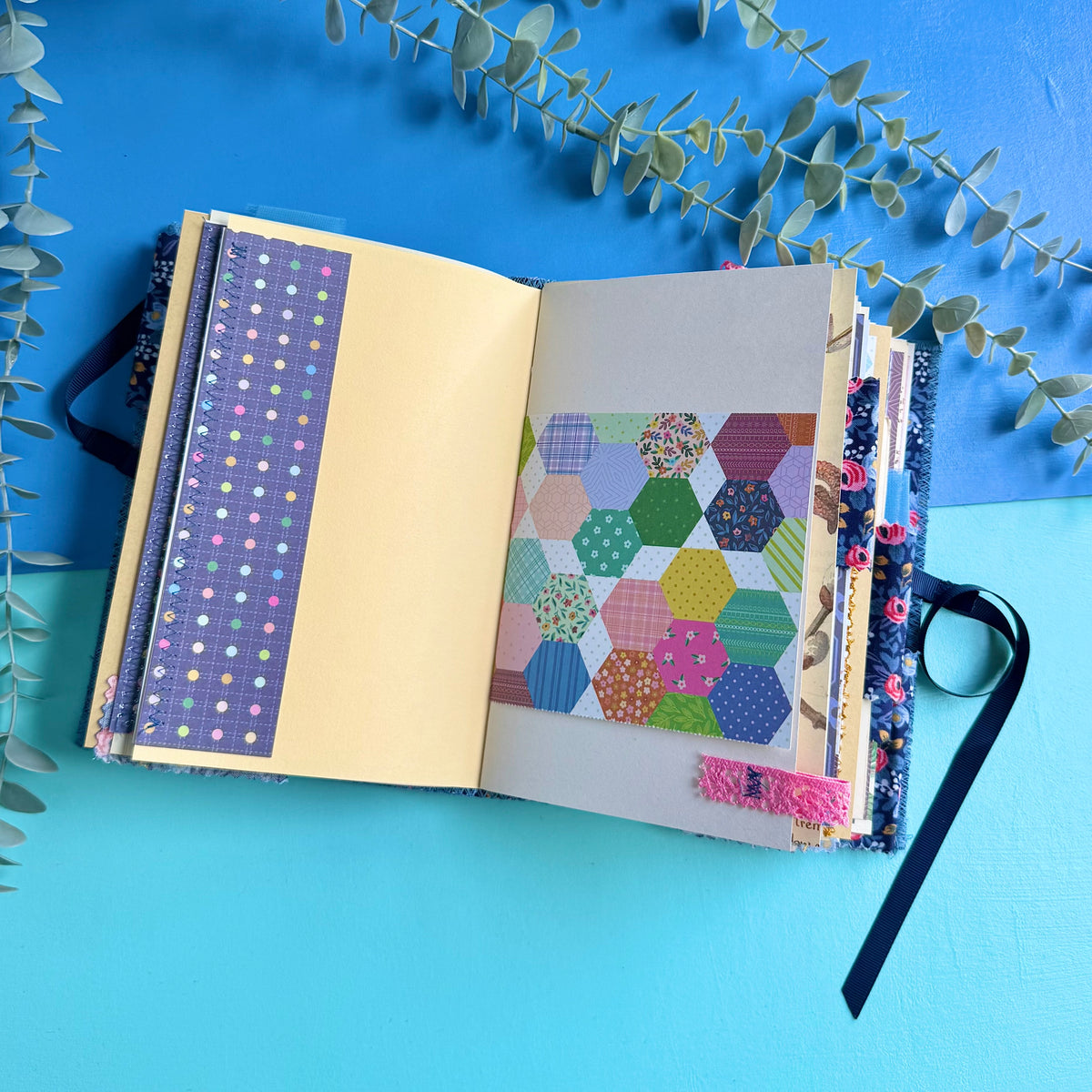 Liberty Fabric Handmade Junk Journal