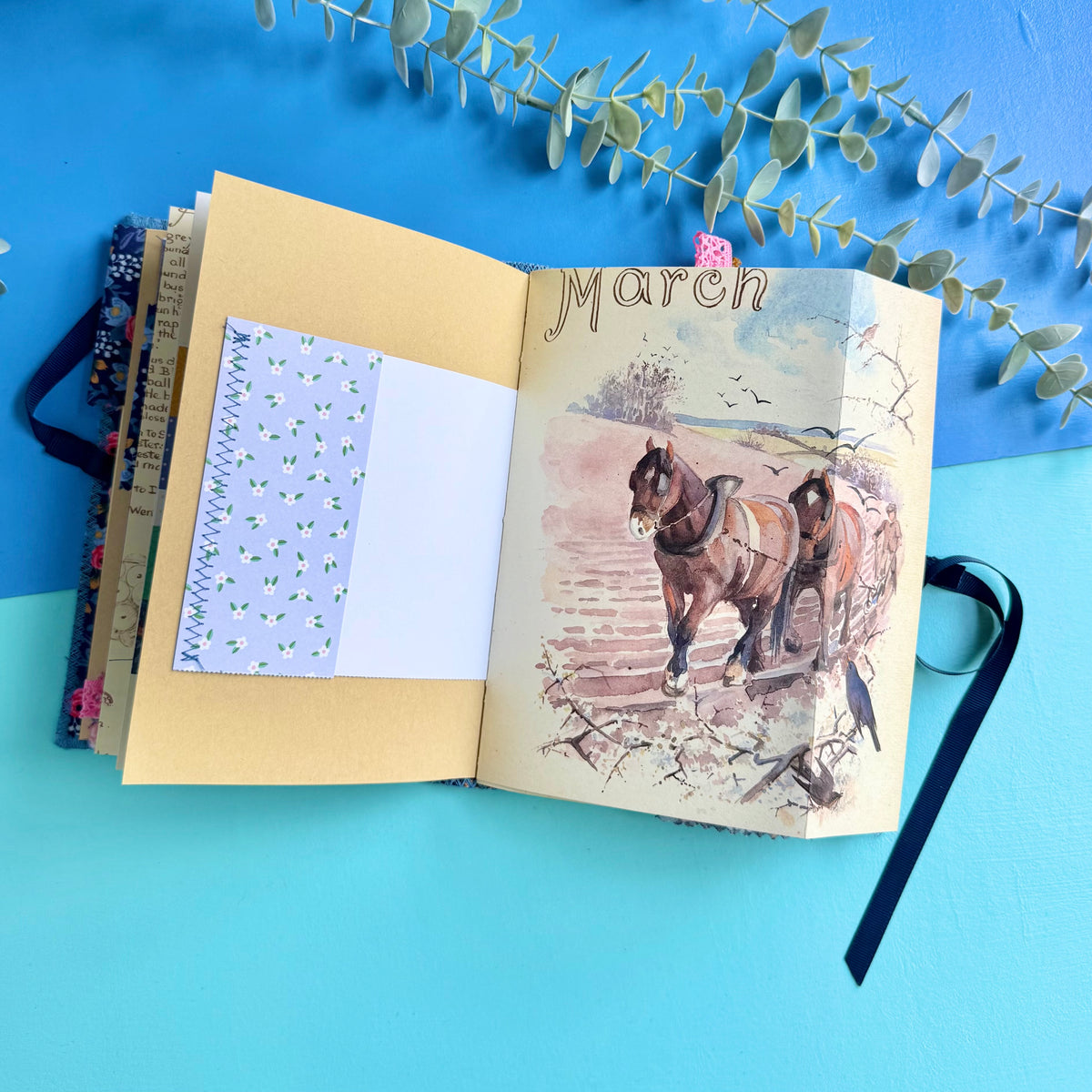 Liberty Fabric Handmade Junk Journal