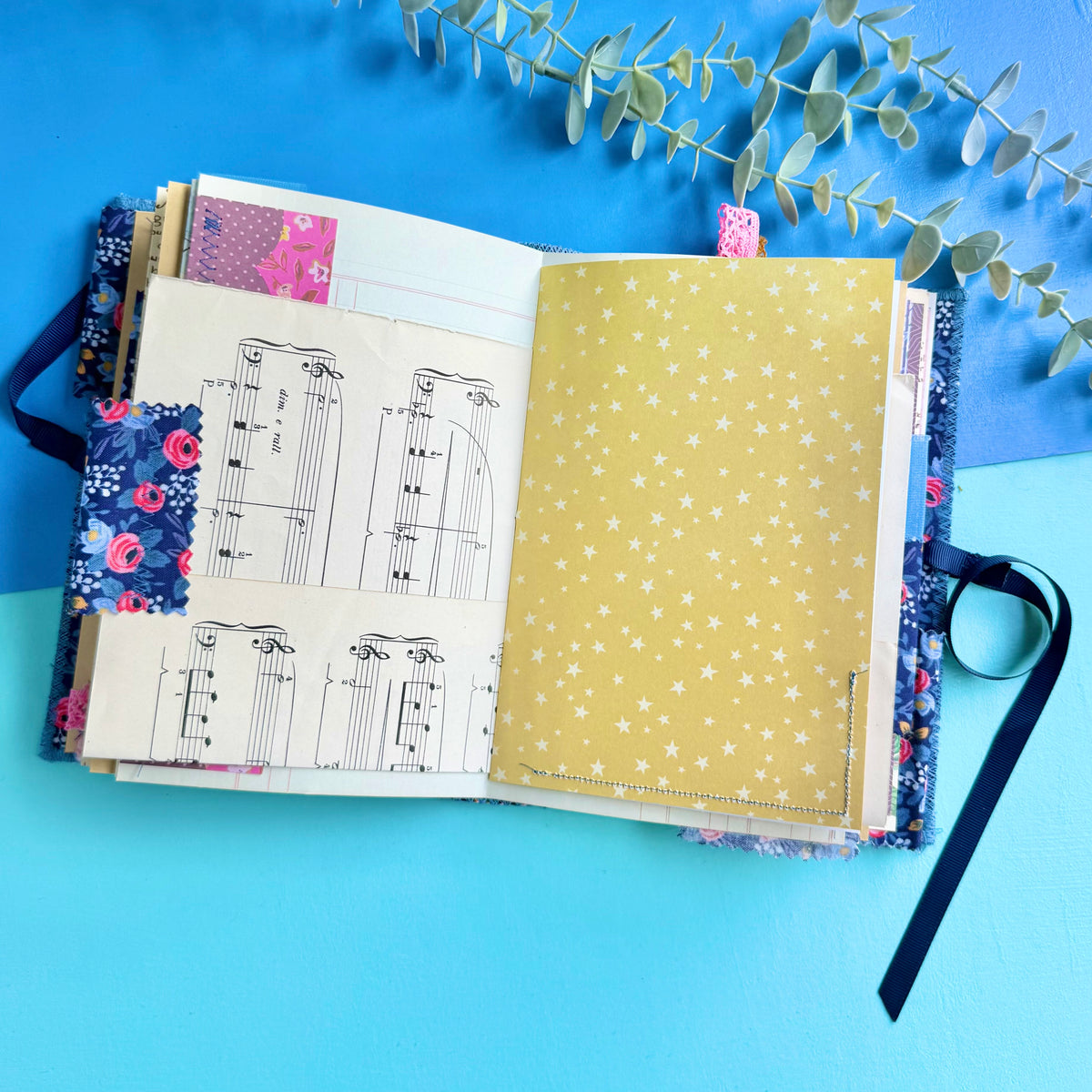 Liberty Fabric Handmade Junk Journal