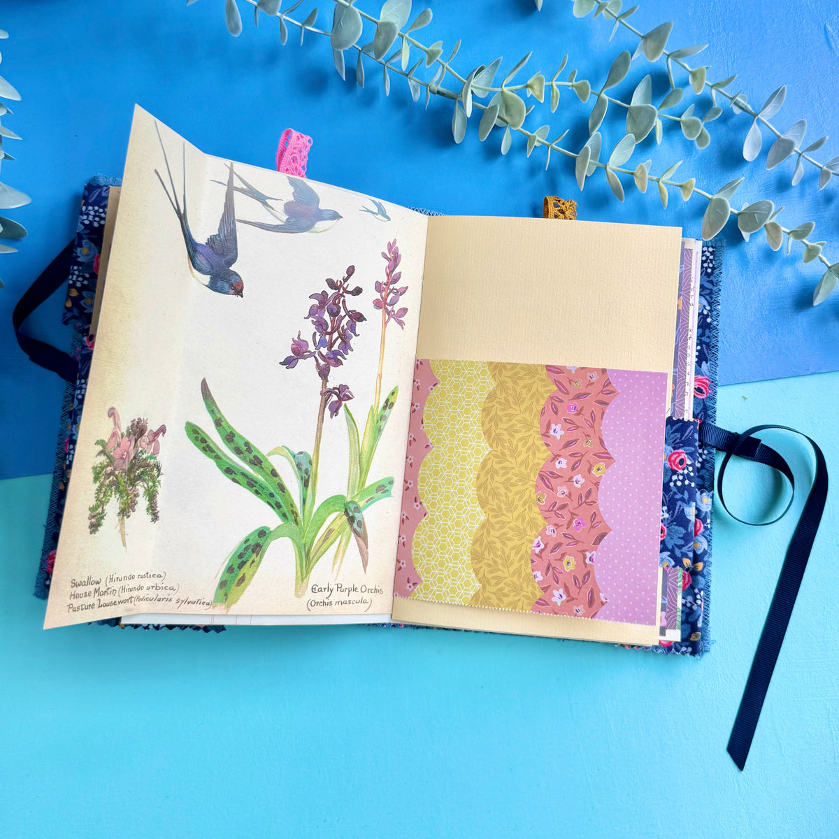 Liberty Fabric Handmade Junk Journal