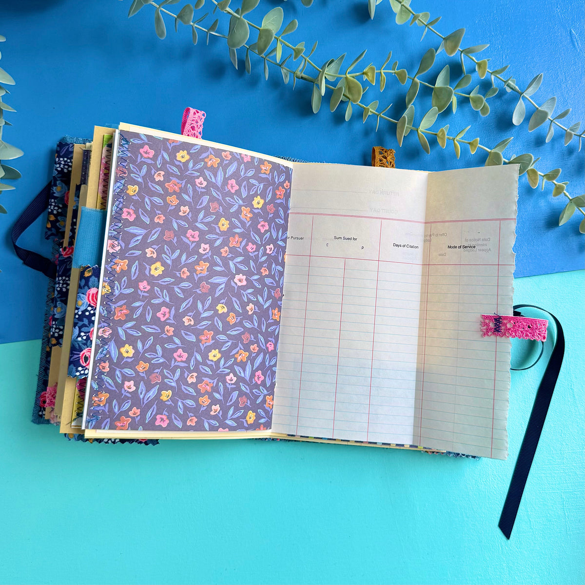 Liberty Fabric Handmade Junk Journal