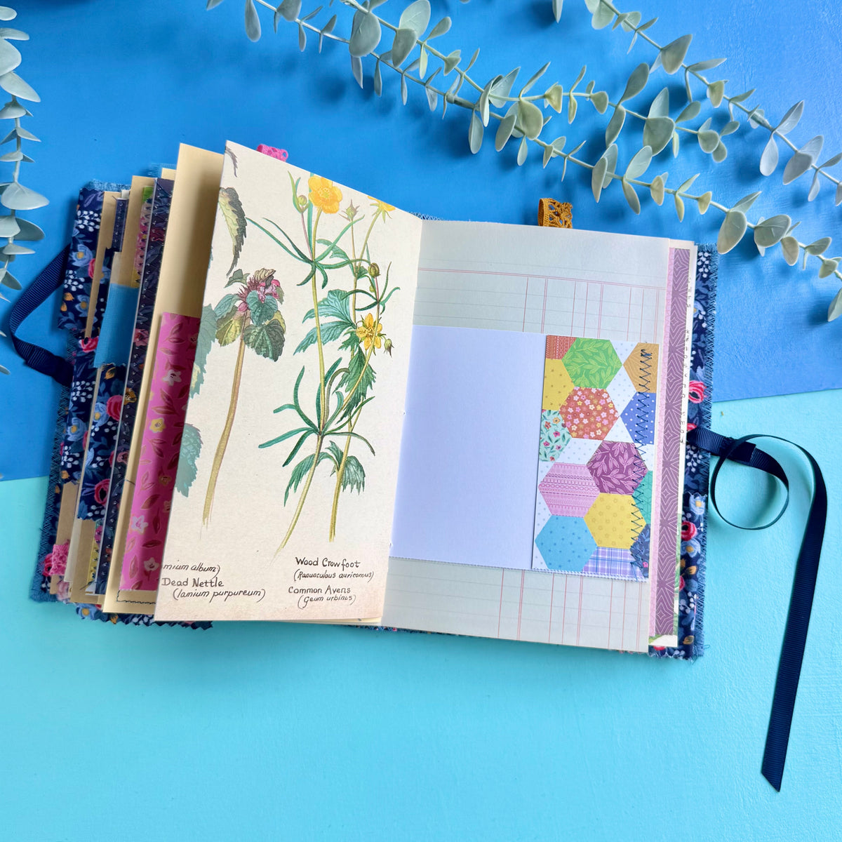 Liberty Fabric Handmade Junk Journal