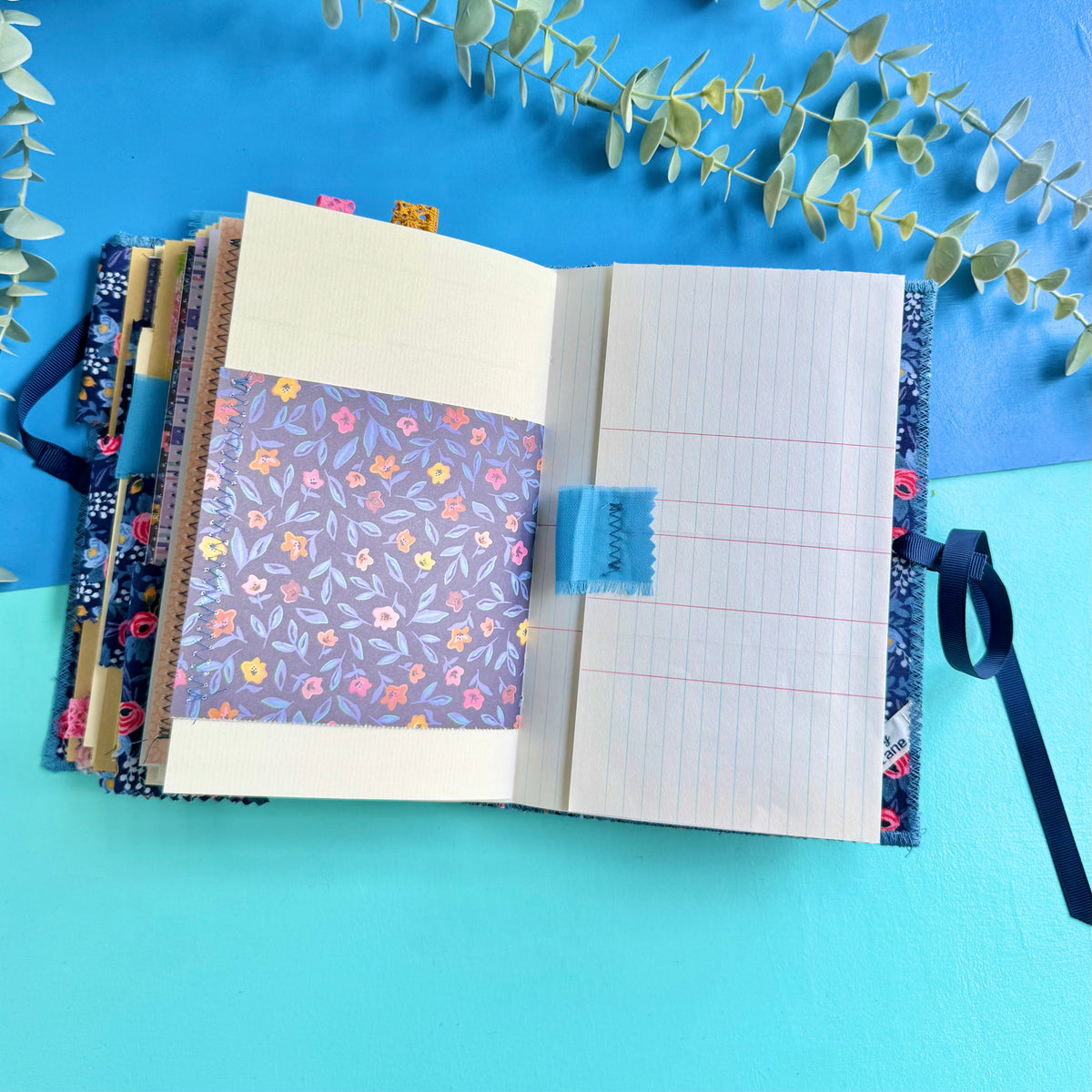 Liberty Fabric Handmade Junk Journal