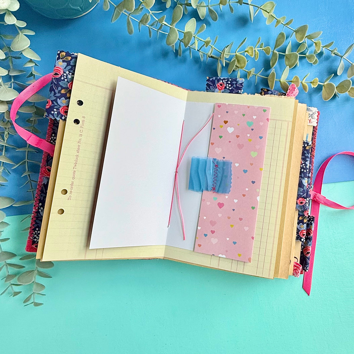 Liberty Fabric Handmade Junk Journal