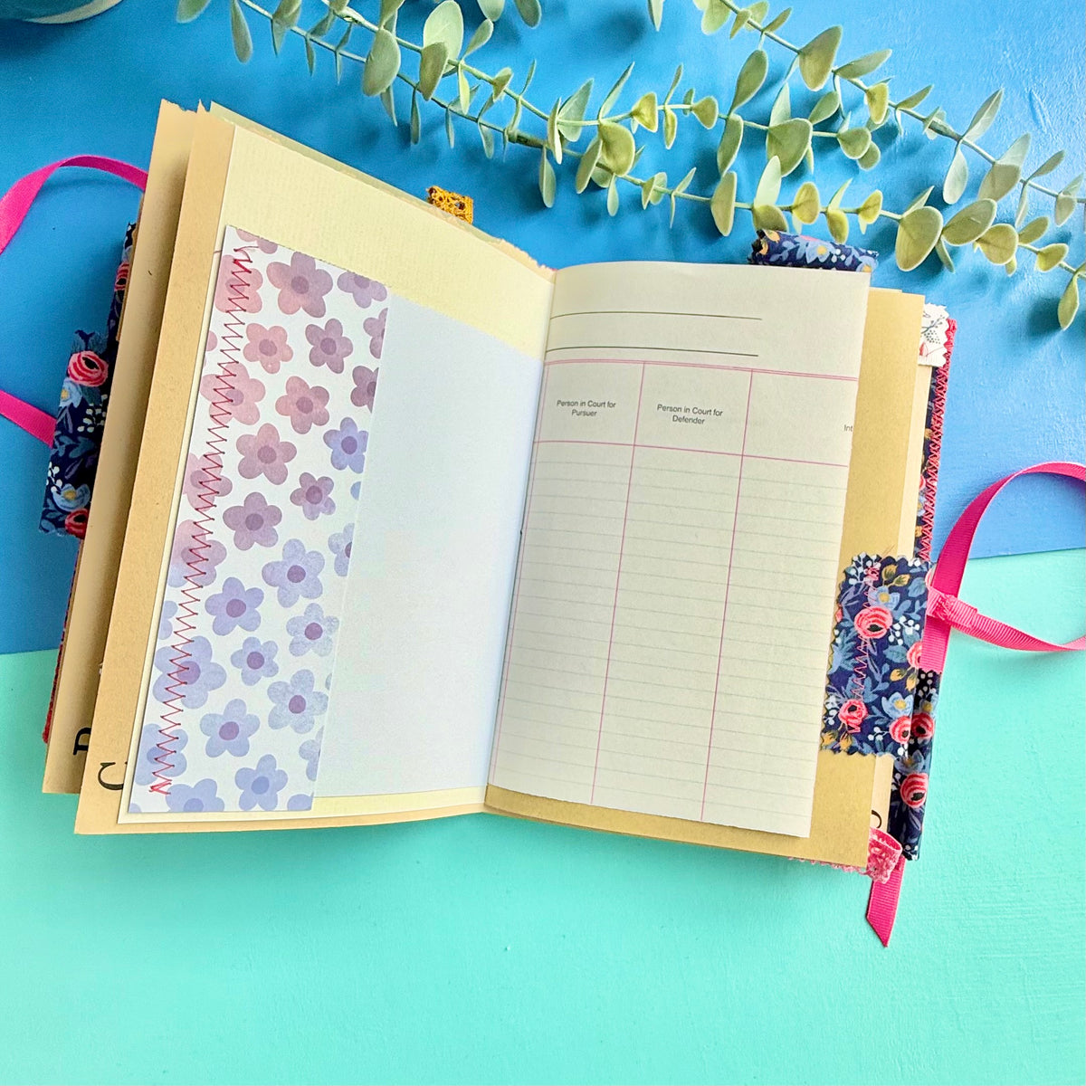 Liberty Fabric Handmade Junk Journal