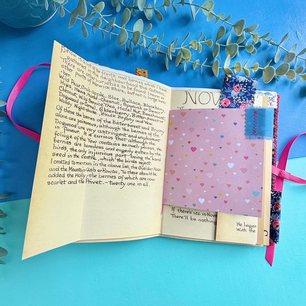Liberty Fabric Handmade Junk Journal