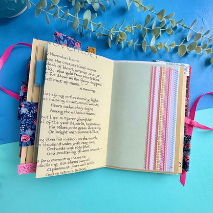 Liberty Fabric Handmade Junk Journal
