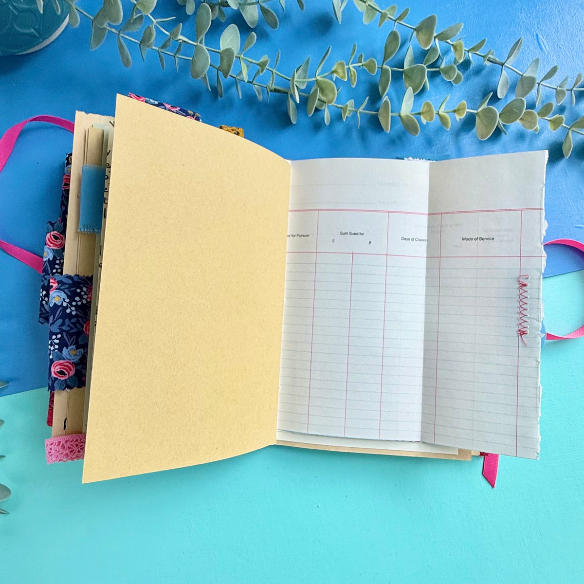 Liberty Fabric Handmade Junk Journal