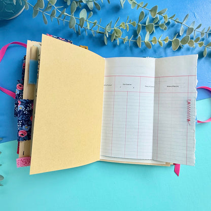 Liberty Fabric Handmade Junk Journal