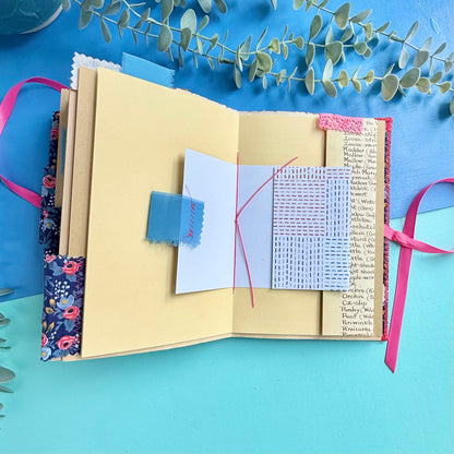 Liberty Fabric Handmade Junk Journal