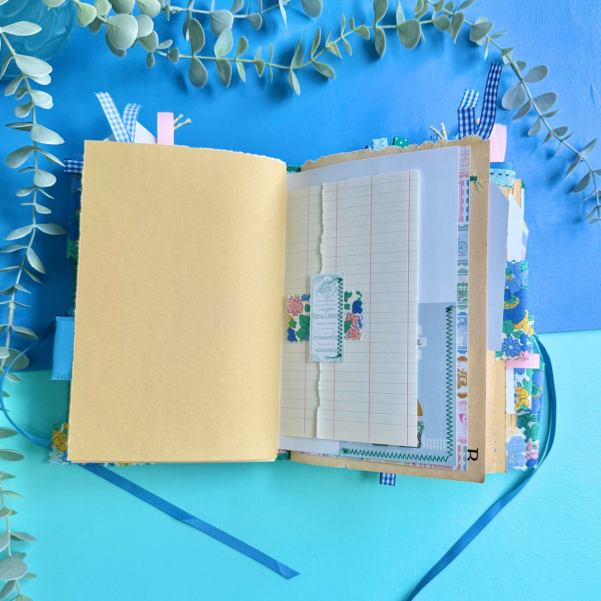 Handmade Journal Liberty Fabric Cover