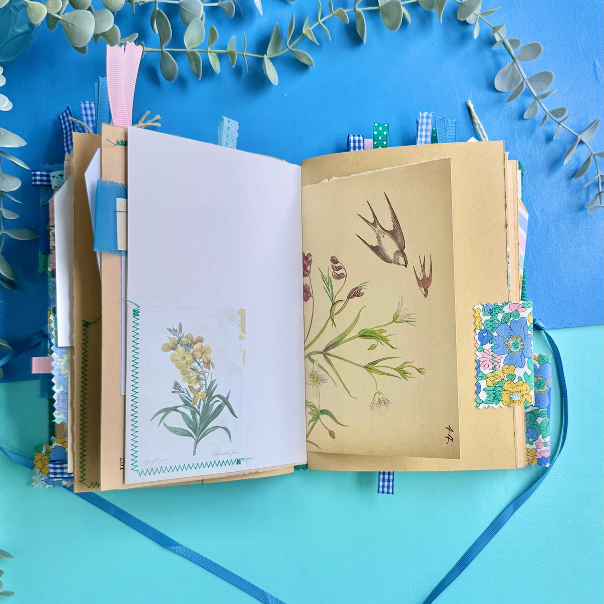 Handmade Journal Liberty Fabric Cover