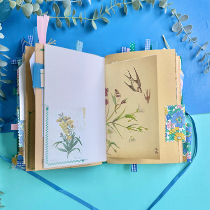Handmade Journal Liberty Fabric Cover