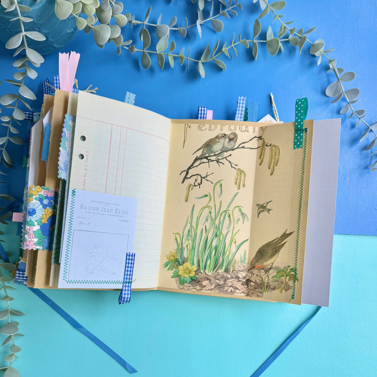 Handmade Journal Liberty Fabric Cover