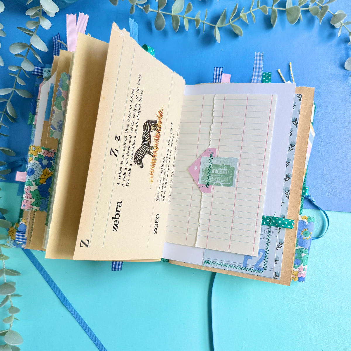 Handmade Journal Liberty Fabric Cover