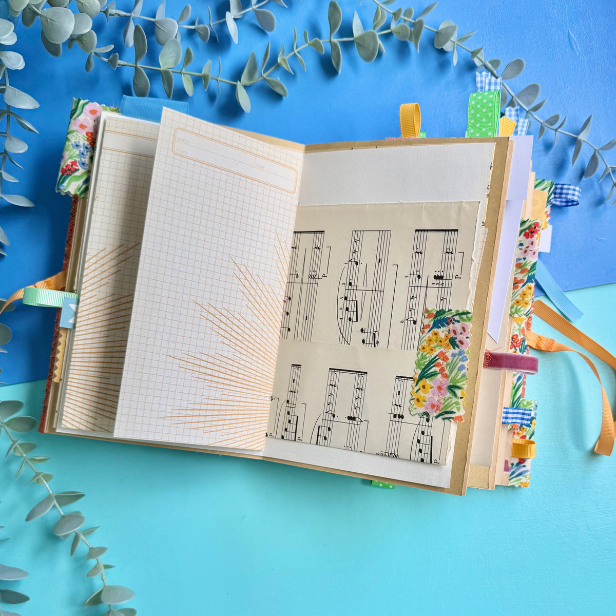 Handmade Journal Rifle Paper Co Fabric Cover
