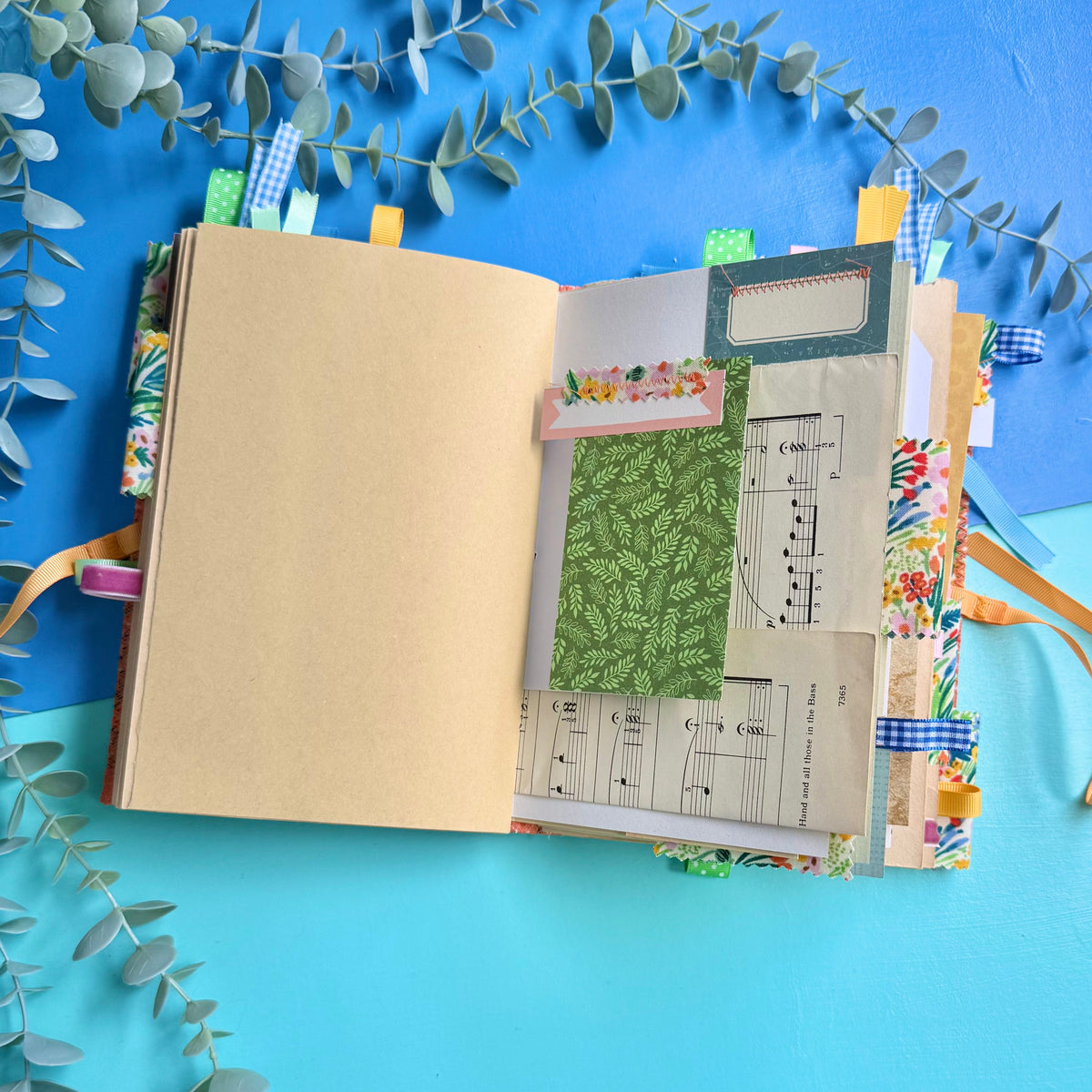 Handmade Journal Rifle Paper Co Fabric Cover