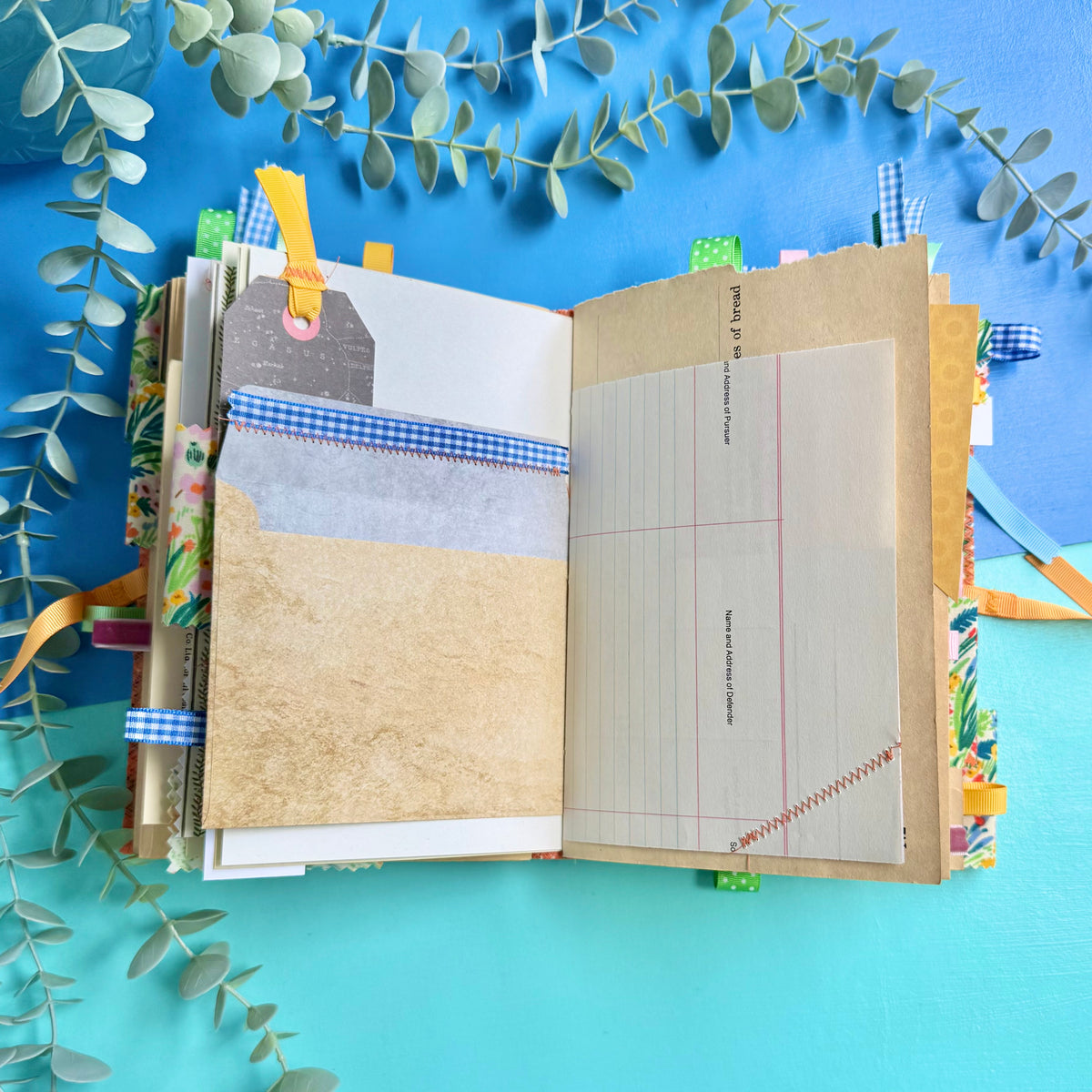 Handmade Journal Rifle Paper Co Fabric Cover