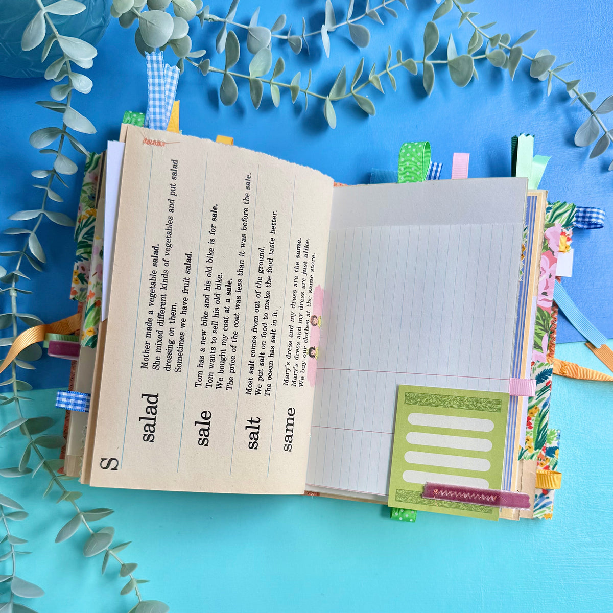 Handmade Journal Rifle Paper Co Fabric Cover