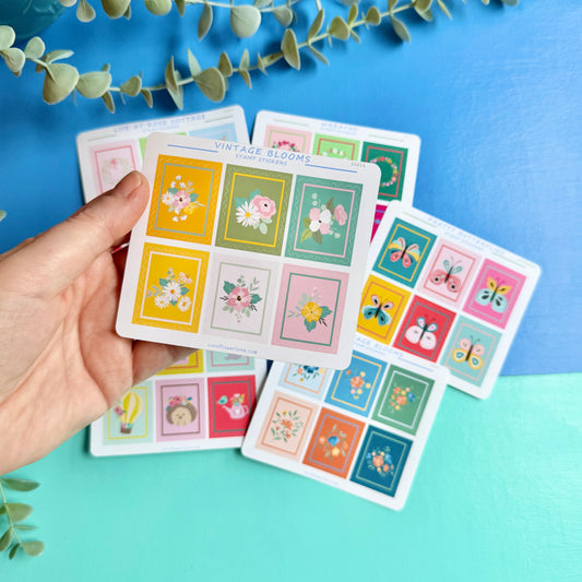 Stamp Stickers - Cottagecore Collection