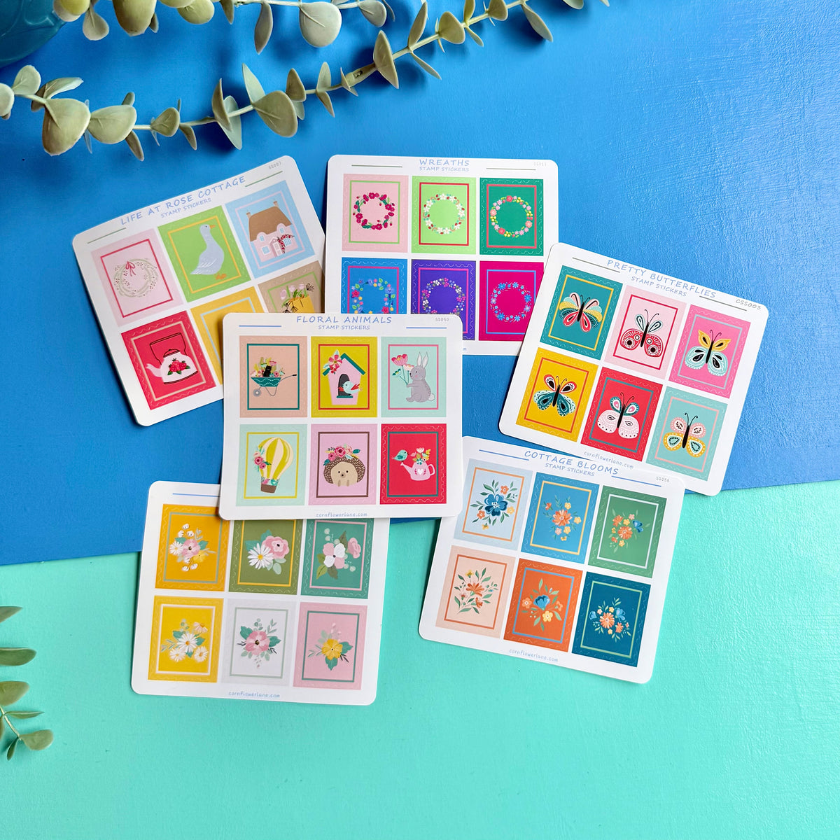 Stamp Stickers - Cottagecore Collection