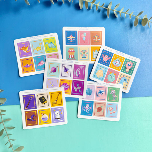 Stamp Stickers - Imagination Collection