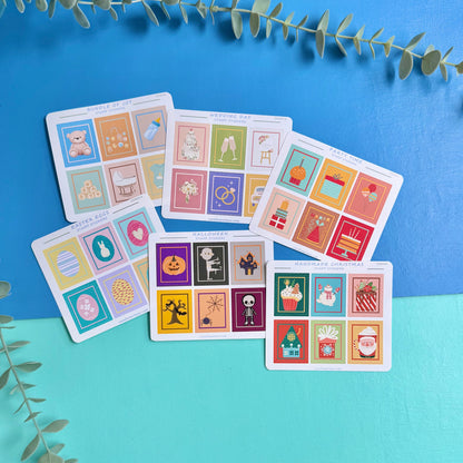 Stamp Stickers - Celebration Collection