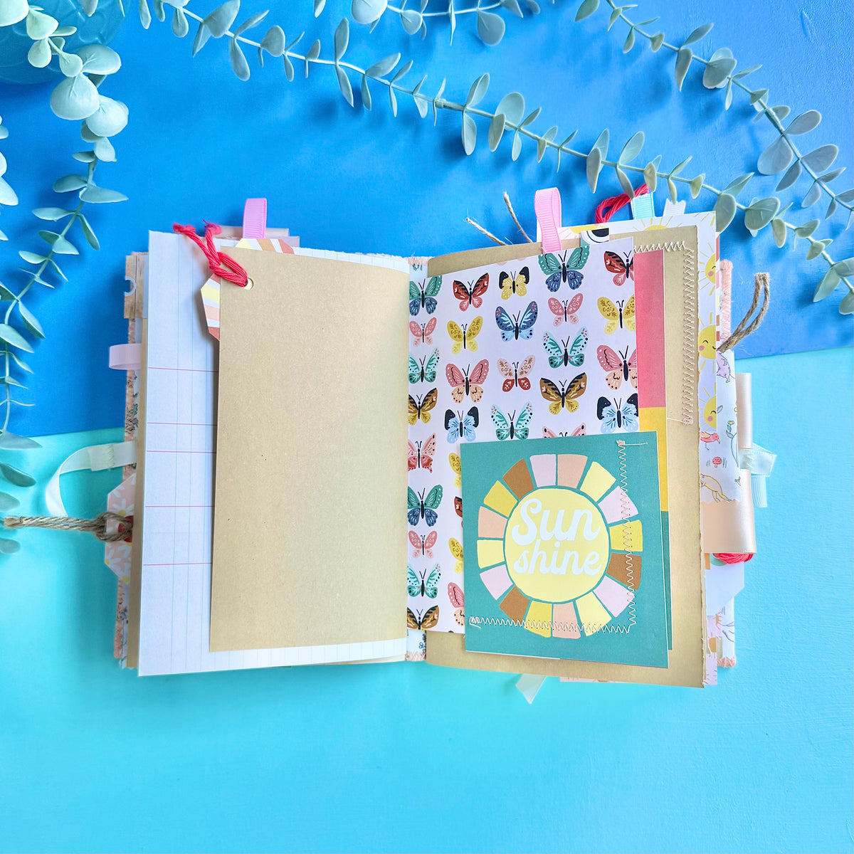 Handmade Junk Journal - Liberty Fabric Cover