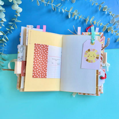 Handmade Junk Journal - Liberty Fabric Cover