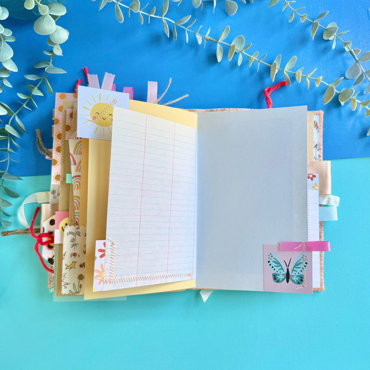 Handmade Junk Journal - Liberty Fabric Cover