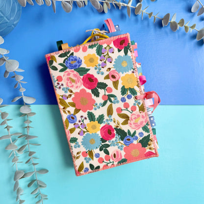 Handmade Journal Rifle Paper Co Fabric - Vintage Blossoms