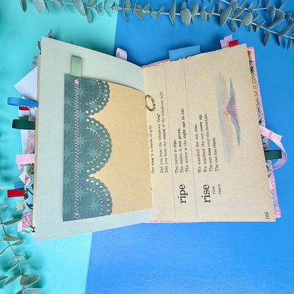 Handmade Journal Liberty Fabric Cover - Midsummer Wildflower Field
