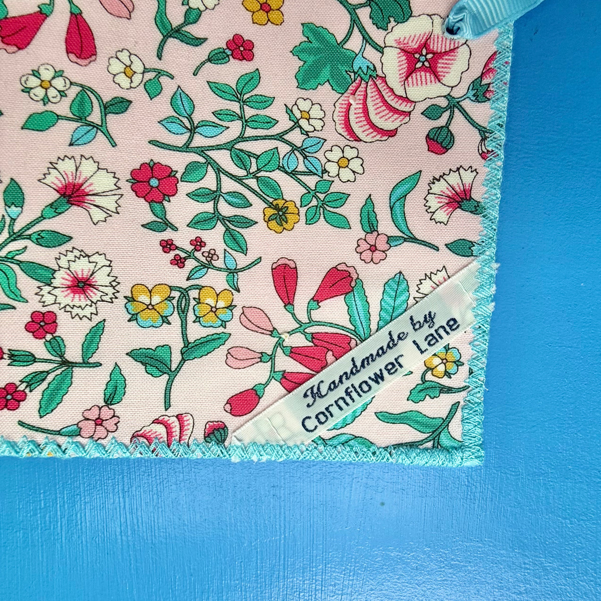 Handmade Journal Liberty Fabric Cover - Sunrise Wildflower Field