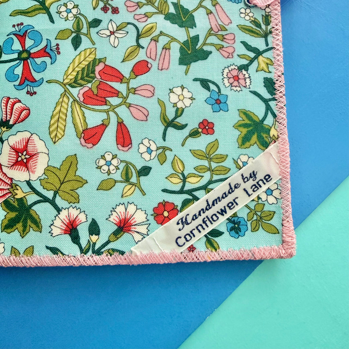 Handmade Journal Liberty Fabric Cover - Midsummer Wildflower Field