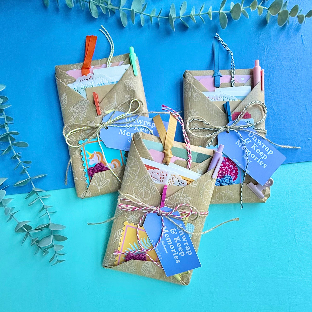 Unwrap & Keep Memories - Handmade Journal & Kit