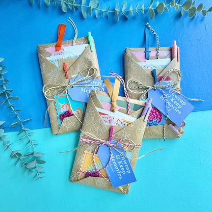 Unwrap & Keep Memories - Handmade Journal & Kit