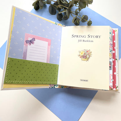 Handmade Upcycled Journal - Brambly Hedge Spring Story