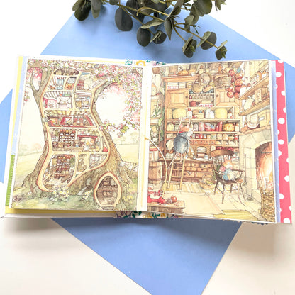 Handmade Upcycled Journal - Brambly Hedge Spring Story