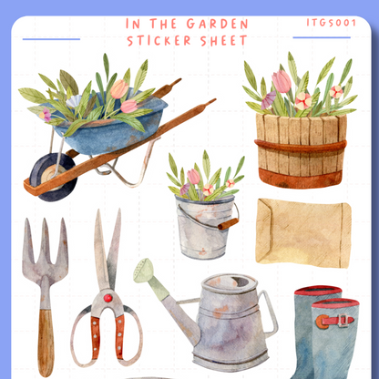 In The Garden Sticker Set