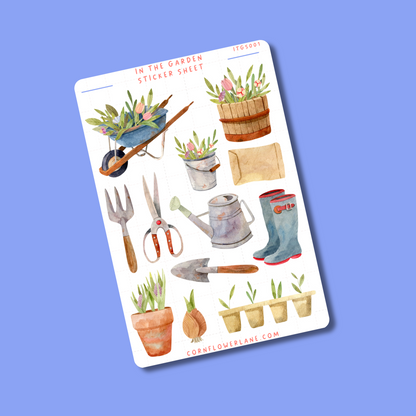 In The Garden Sticker Set