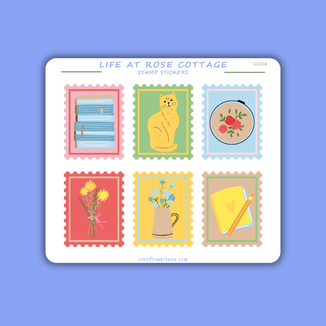 Stamp Stickers - 2nd Collection