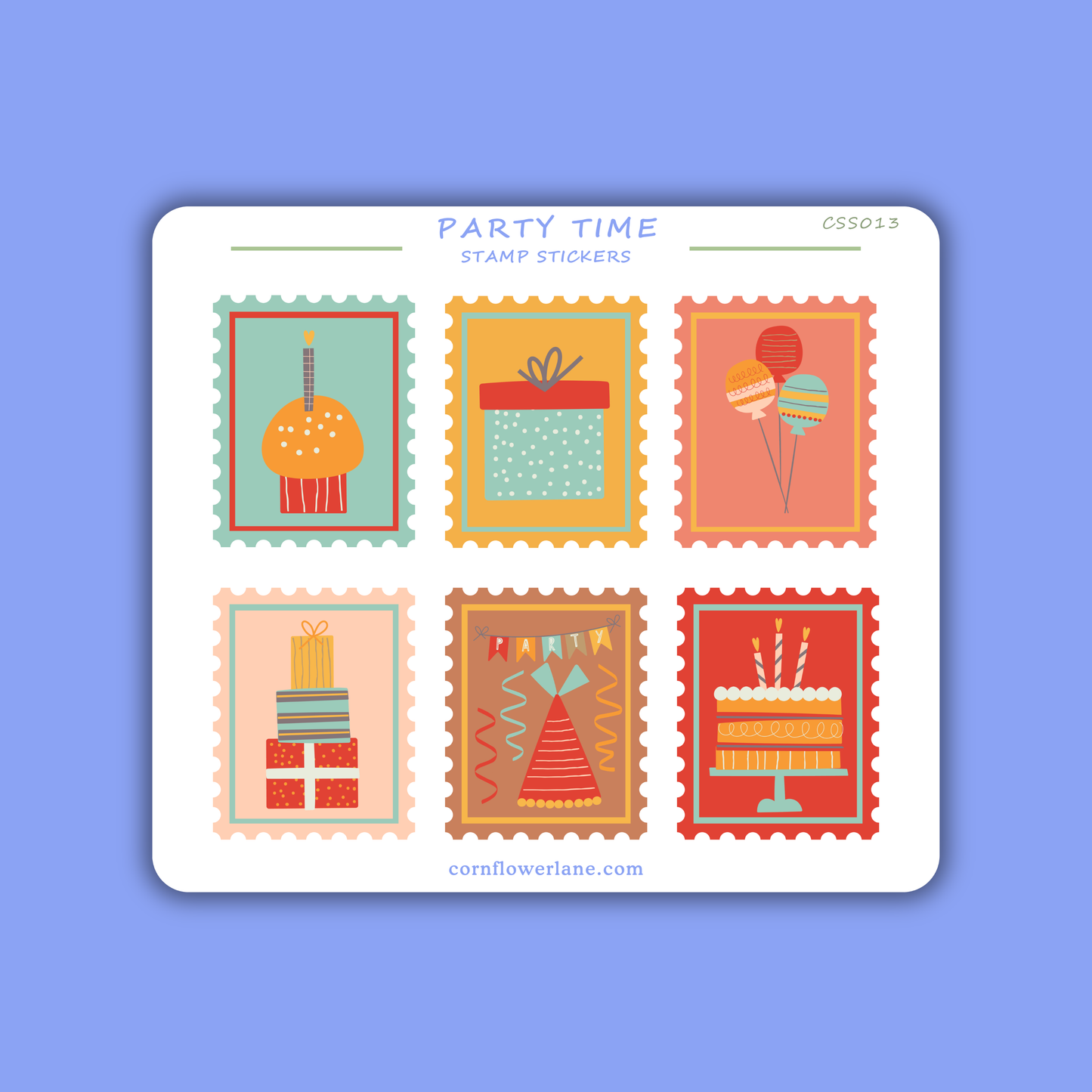 Stamp Stickers - Celebration Collection