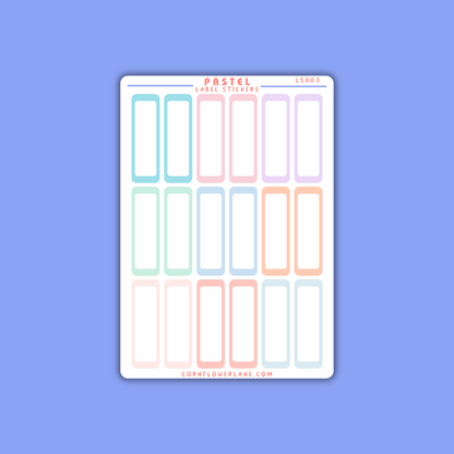 Pastel Planner Stickers Bundle